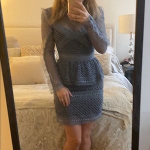 NWOT Aqua Peplum Dress